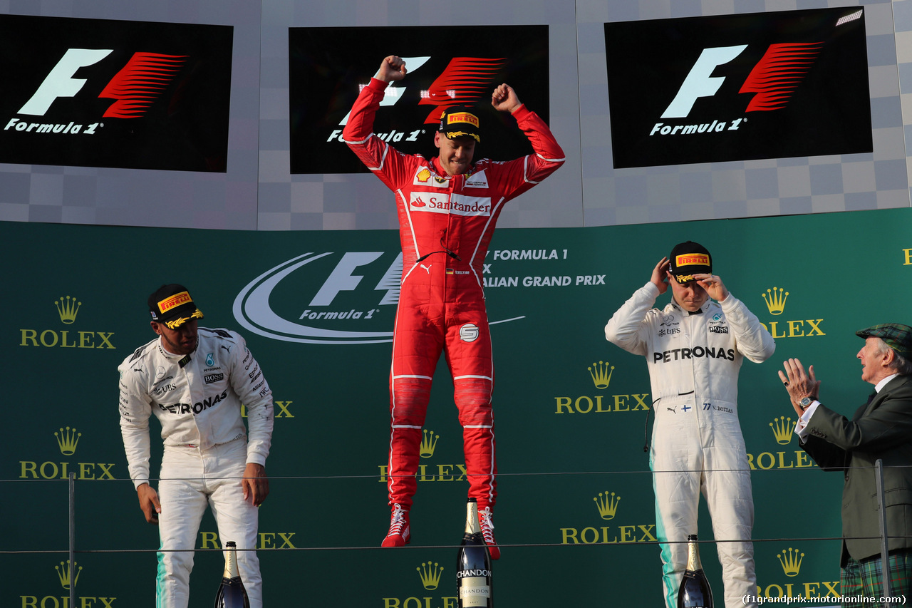 GP AUSTRALIA, 26.03.2017 - Gara, 1st place Sebastian Vettel (GER) Ferrari SF70H