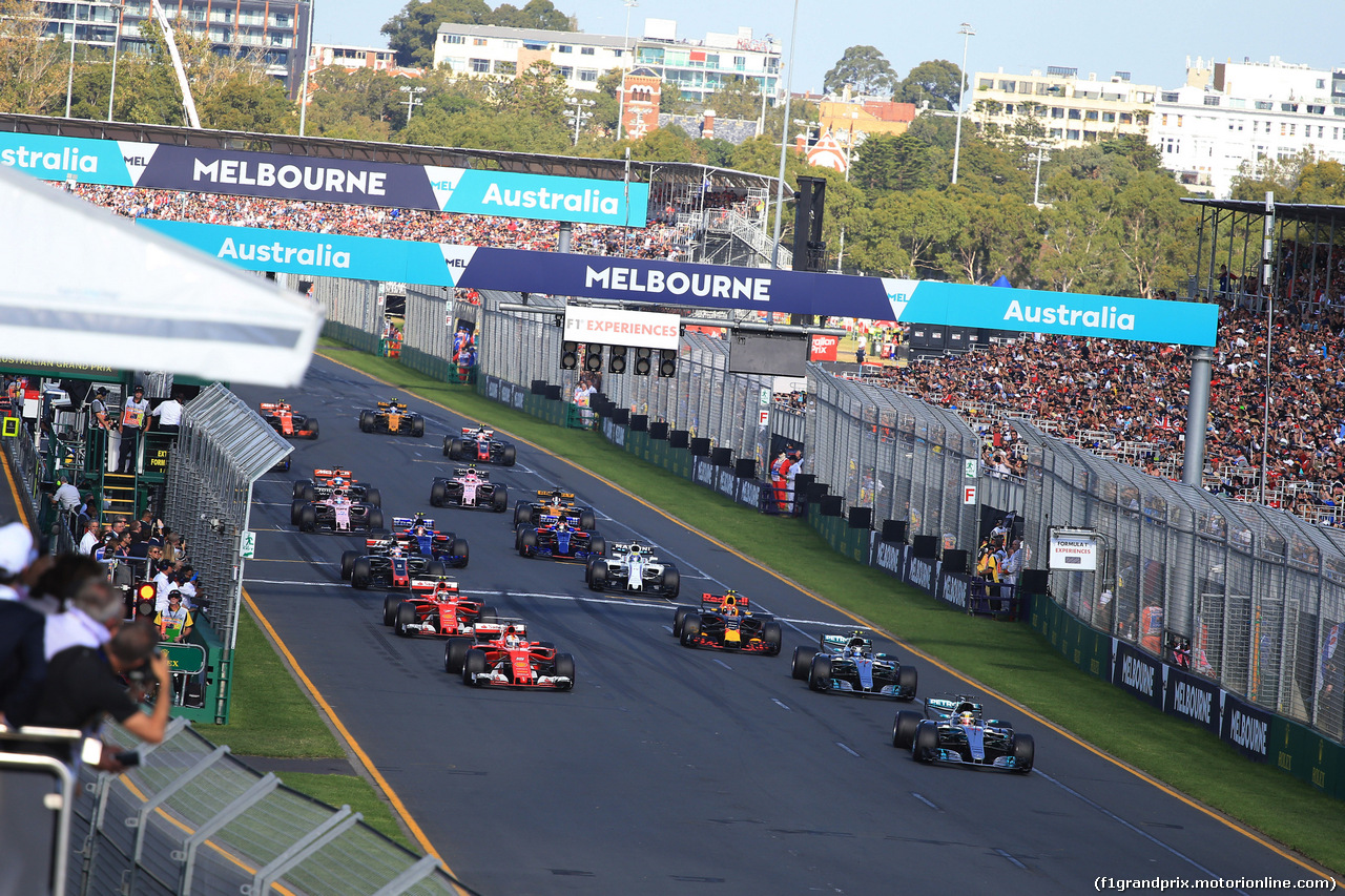 GP AUSTRALIA, 26.03.2017 - Gara, Start of the race