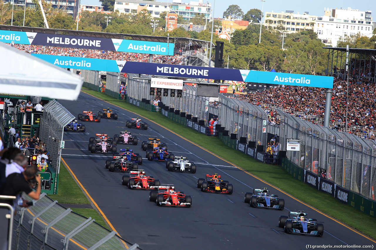 GP AUSTRALIA, 26.03.2017 - Gara, Start of the race