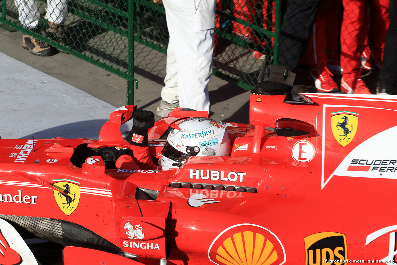 GP AUSTRALIA, 26.03.2017 - Gara, Sebastian Vettel (GER) Ferrari SF70H vincitore