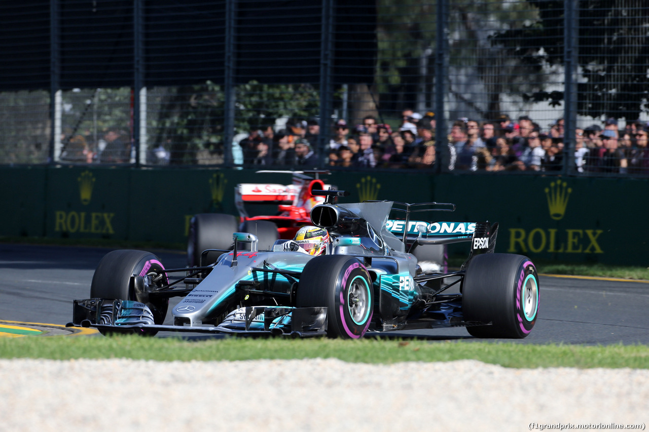 GP AUSTRALIA, 26.03.2017 - Gara, Lewis Hamilton (GBR) Mercedes AMG F1 W08