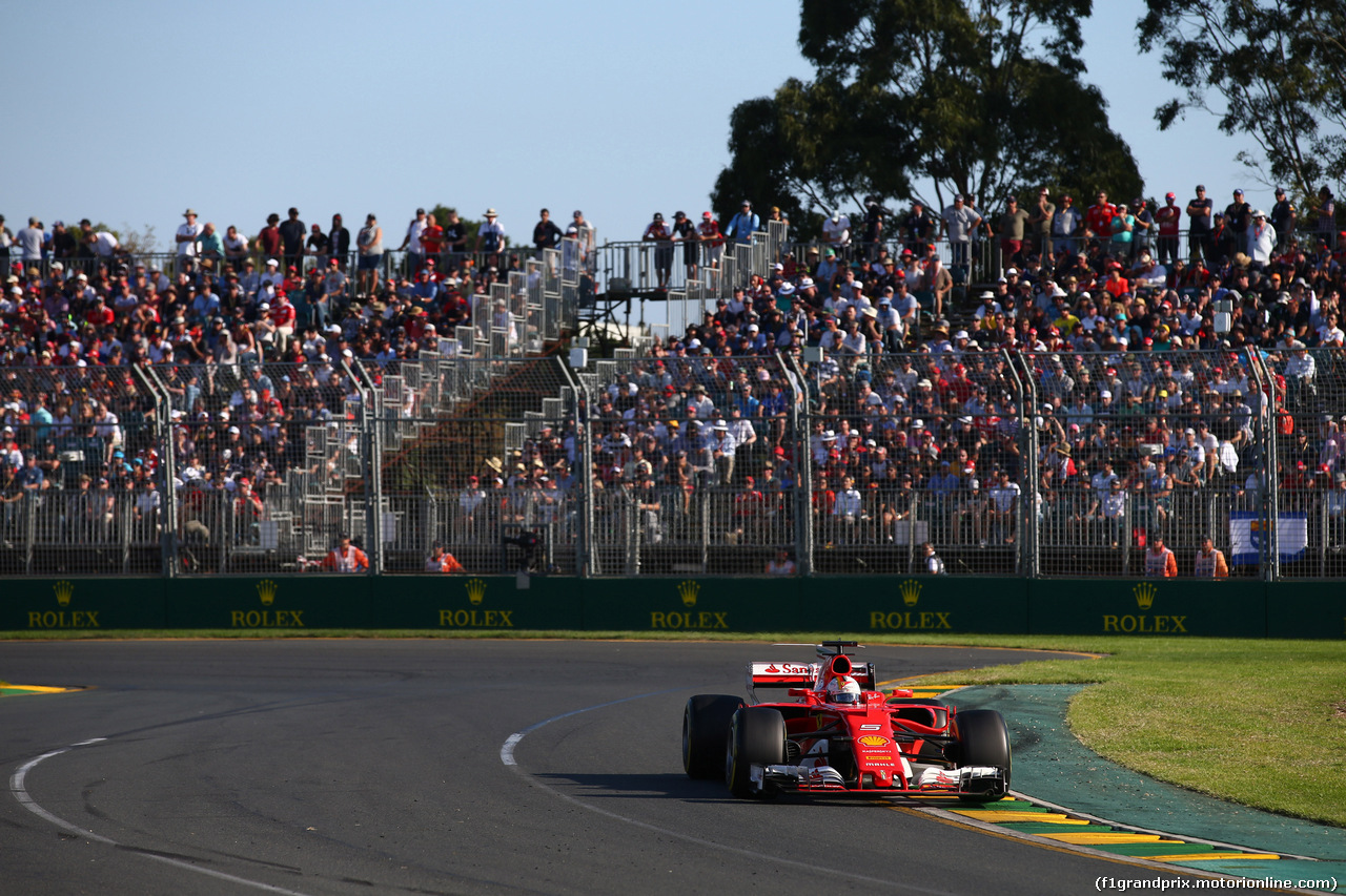 GP AUSTRALIA, 26.03.2017 - Gara, Sebastian Vettel (GER) Ferrari SF70H