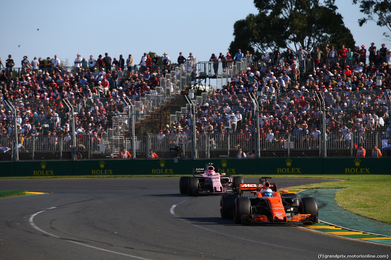 GP AUSTRALIA, 26.03.2017 - Gara, Fernando Alonso (ESP) McLaren MCL32
