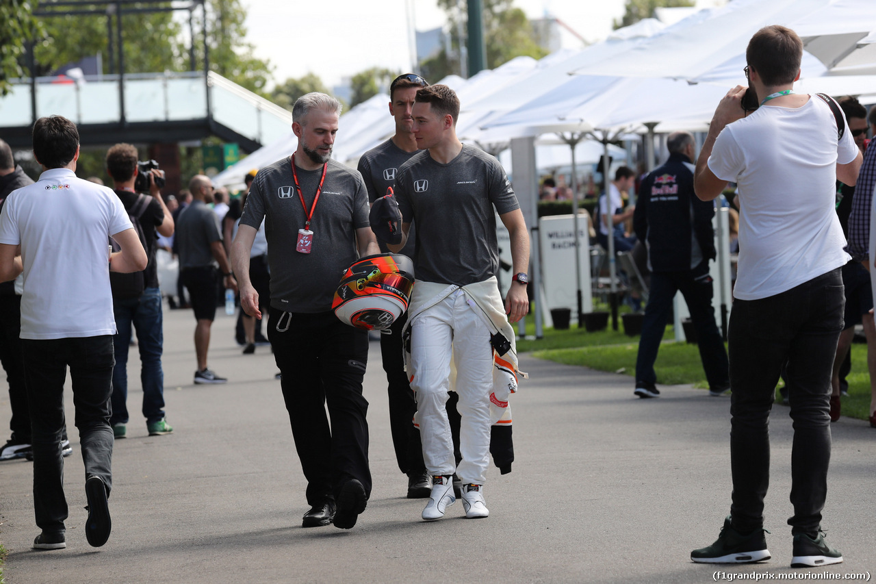GP AUSTRALIA, 23.03.2017 - Stoffel Vandoorne (BEL) McLaren MCL32