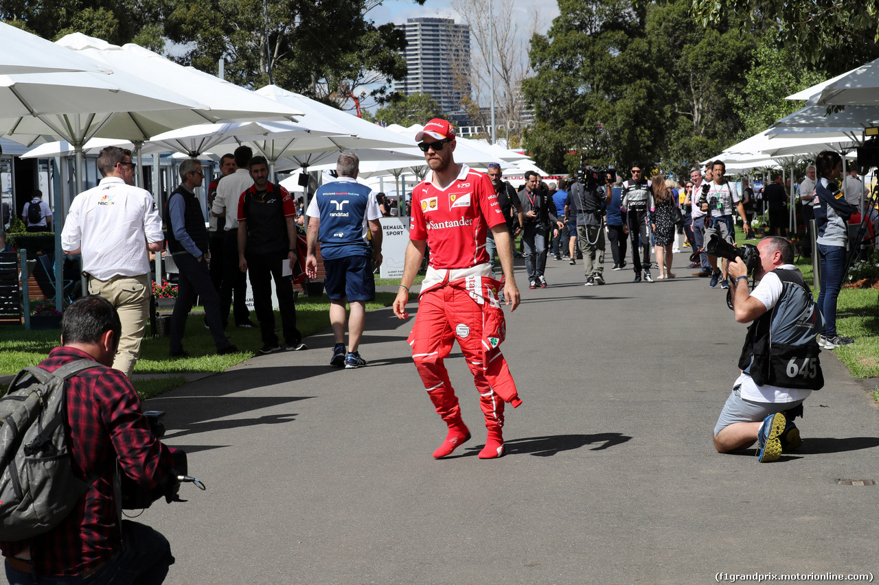 GP AUSTRALIA, 23.03.2017 - Sebastian Vettel (GER) Ferrari SF70H