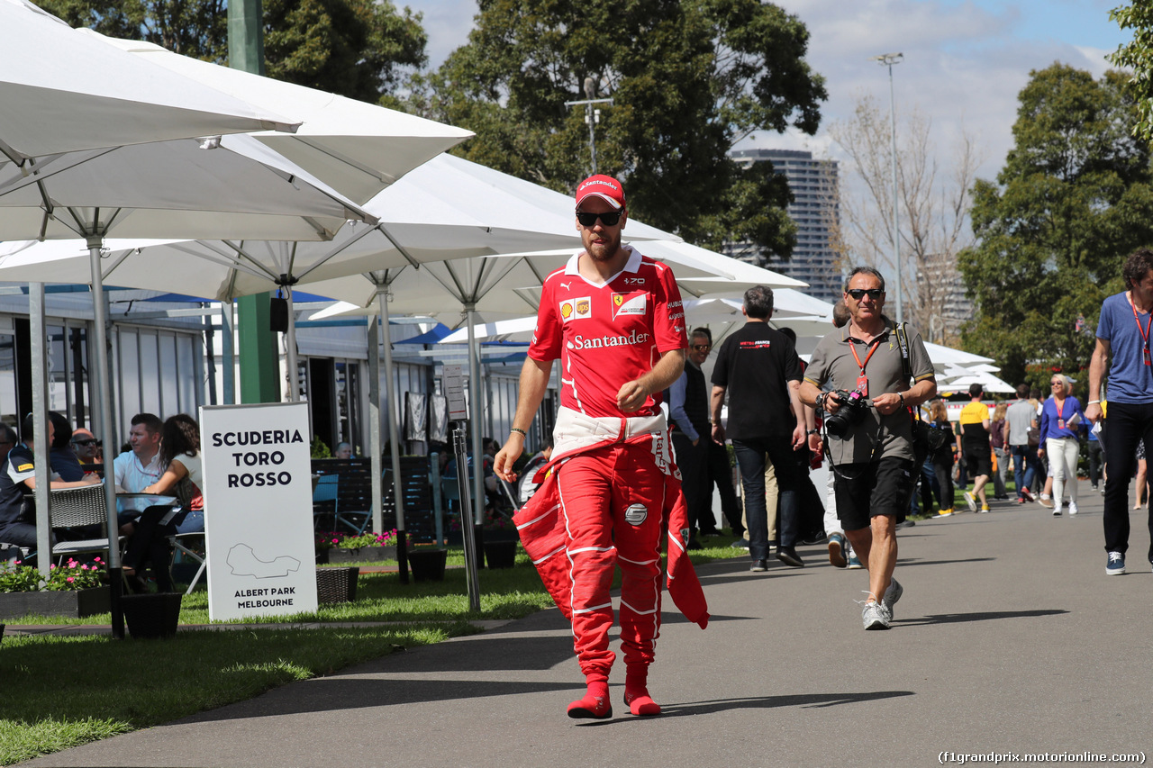GP AUSTRALIA, 23.03.2017 - Sebastian Vettel (GER) Ferrari SF70H