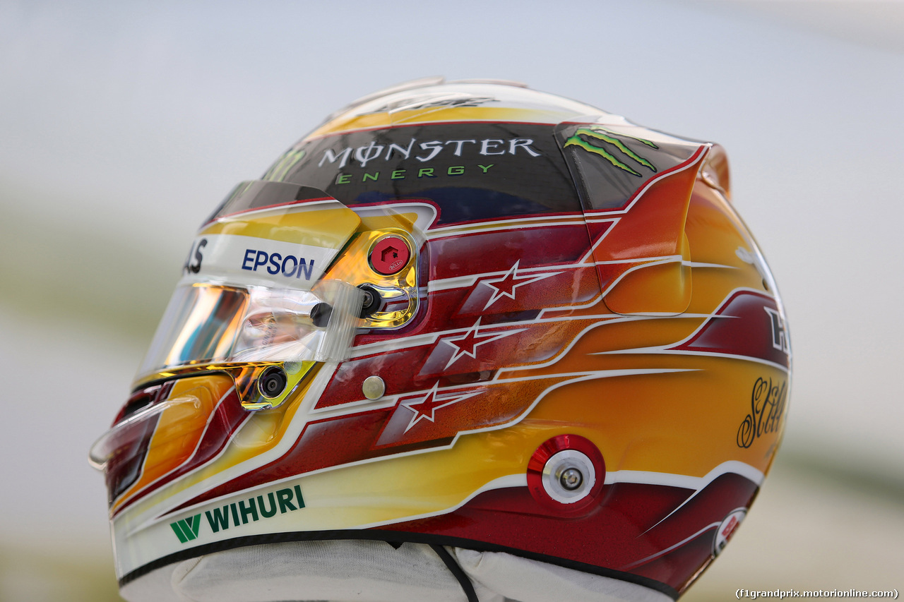 GP AUSTRALIA, 23.03.2017 - The helmet of Lewis Hamilton (GBR) Mercedes AMG F1 W08