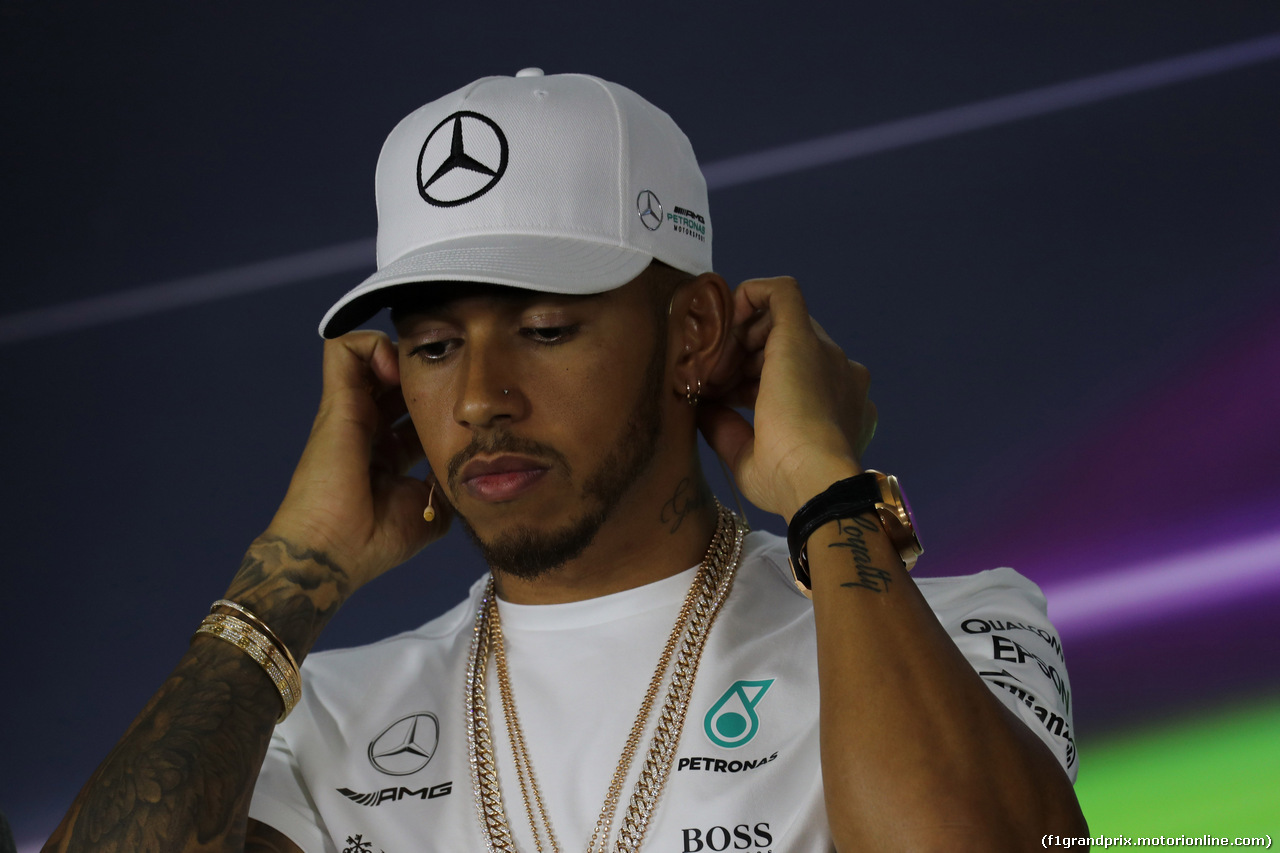 GP AUSTRALIA, 23.03.2017 - Conferenza Stampa, Lewis Hamilton (GBR) Mercedes AMG F1 W08
