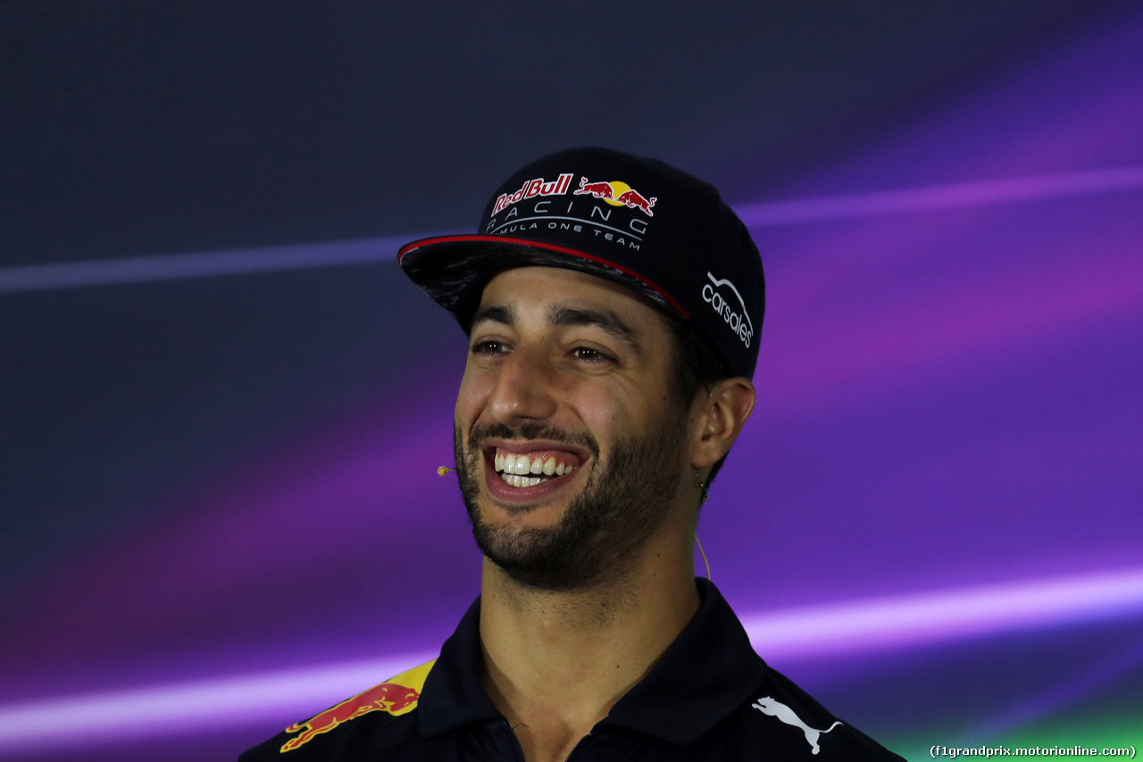 GP AUSTRALIA, 23.03.2017 - Conferenza Stampa, Daniel Ricciardo (AUS) Red Bull Racing RB13