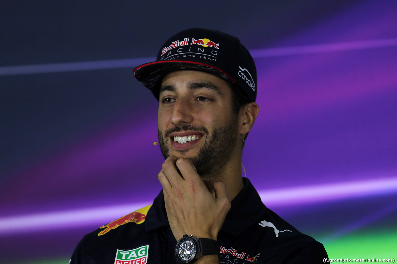 GP AUSTRALIA, 23.03.2017 - Conferenza Stampa, Daniel Ricciardo (AUS) Red Bull Racing RB13