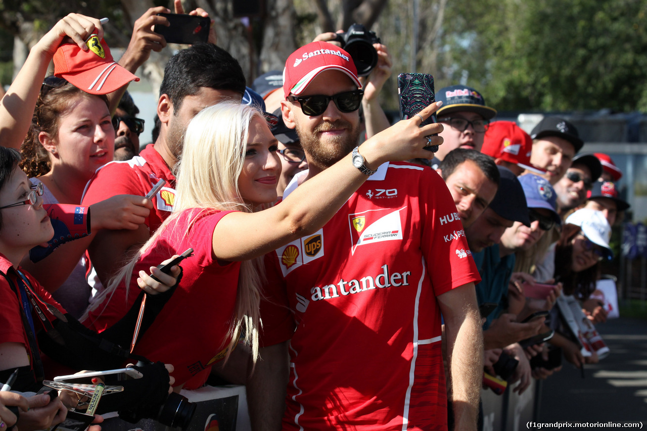 GP AUSTRALIA, 23.03.2017 - Sebastian Vettel (GER) Ferrari SF70H