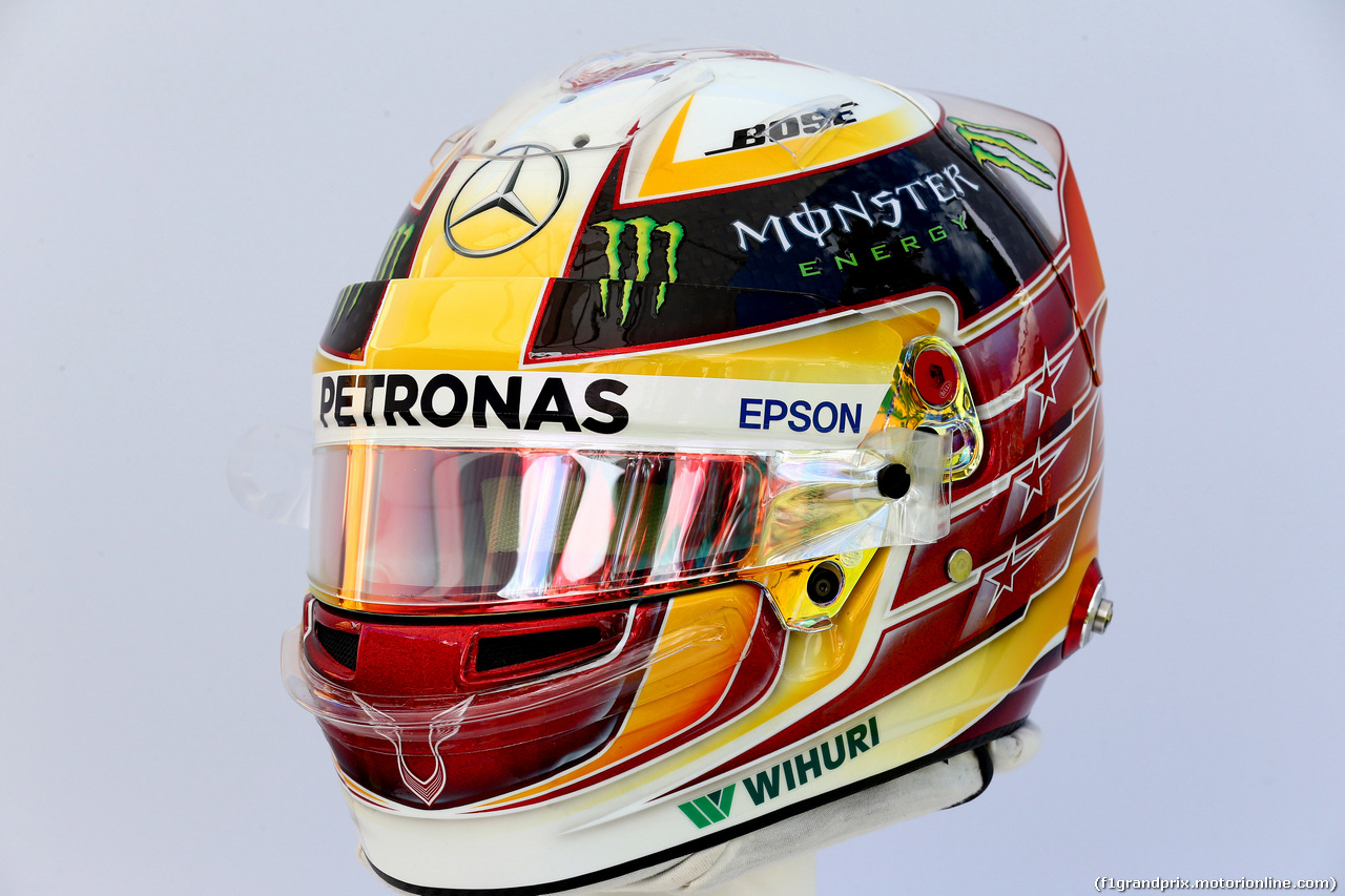 GP AUSTRALIA, 23.03.2017 - The helmet of Lewis Hamilton (GBR) Mercedes AMG F1 W08