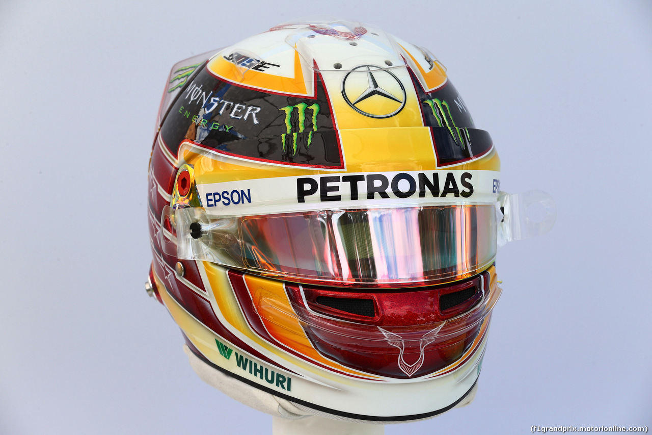 GP AUSTRALIA, 23.03.2017 - The helmet of Lewis Hamilton (GBR) Mercedes AMG F1 W08