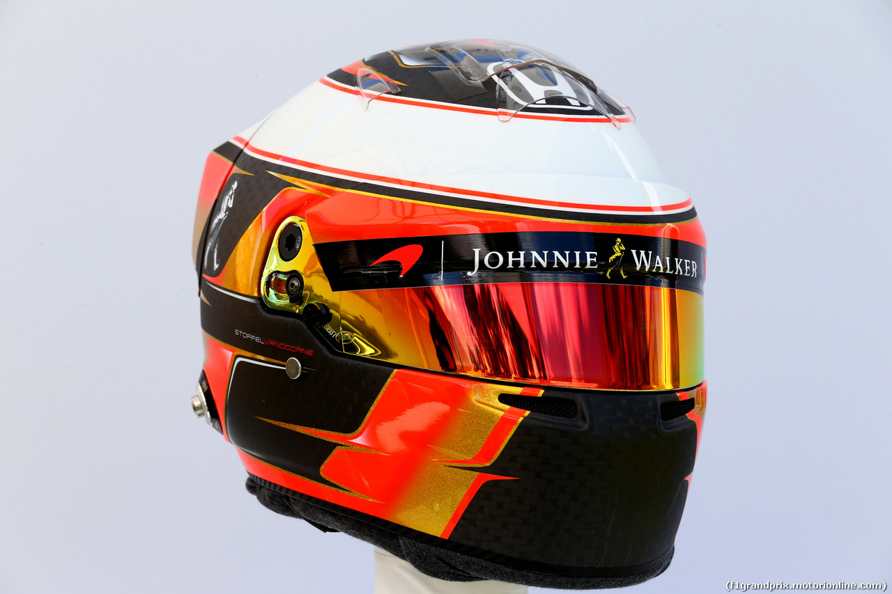 GP AUSTRALIA, 23.03.2017 - Stoffel Vandoorne (BEL) McLaren MCL32 helmet