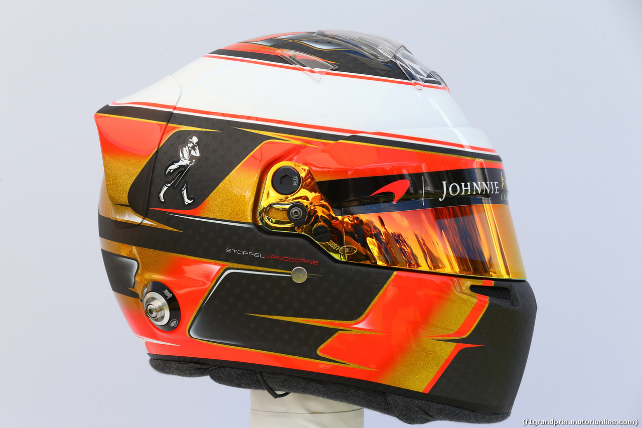 GP AUSTRALIA, 23.03.2017 - Stoffel Vandoorne (BEL) McLaren MCL32 helmet