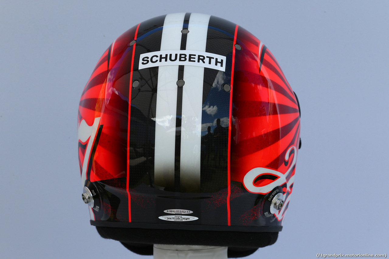 GP AUSTRALIA, 23.03.2017 - The helmet of Nico Hulkenberg (GER) Renault Sport F1 Team RS17