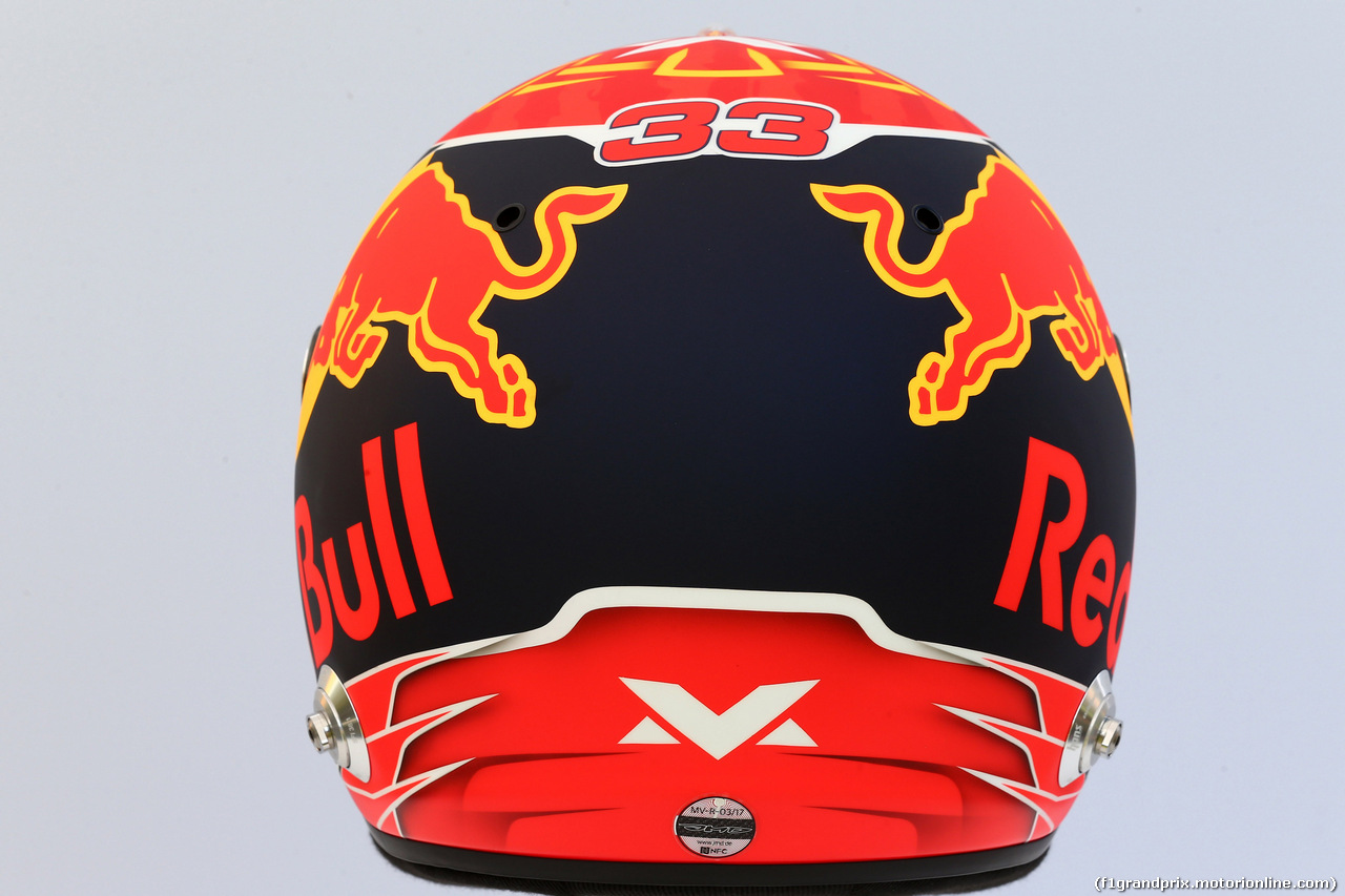 GP AUSTRALIA, 23.03.2017 - The helmet of Max Verstappen (NED) Red Bull Racing RB13