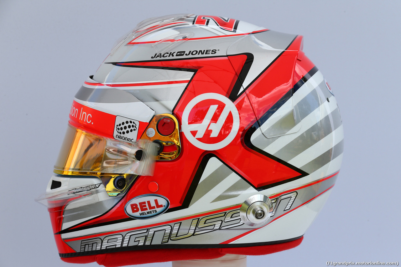 GP AUSTRALIA, 23.03.2017 - Kevin Magnussen (DEN) Haas F1 Team VF-17 helmet