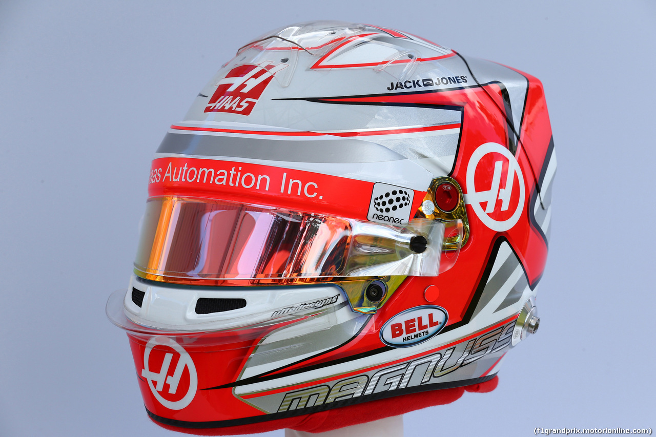 GP AUSTRALIA, 23.03.2017 - Kevin Magnussen (DEN) Haas F1 Team VF-17 helmet