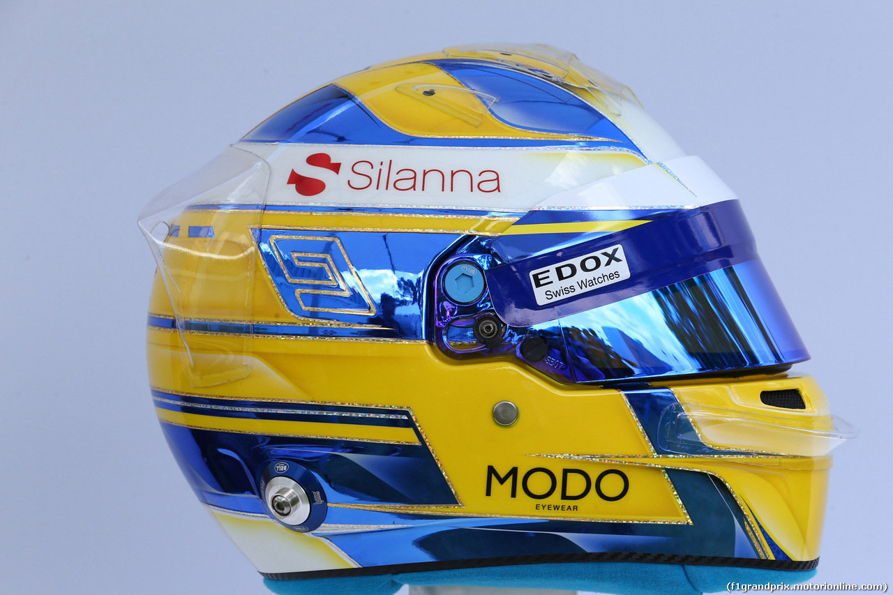 GP AUSTRALIA, 23.03.2017 - Marcus Ericsson (SUE) Sauber C36 helmet