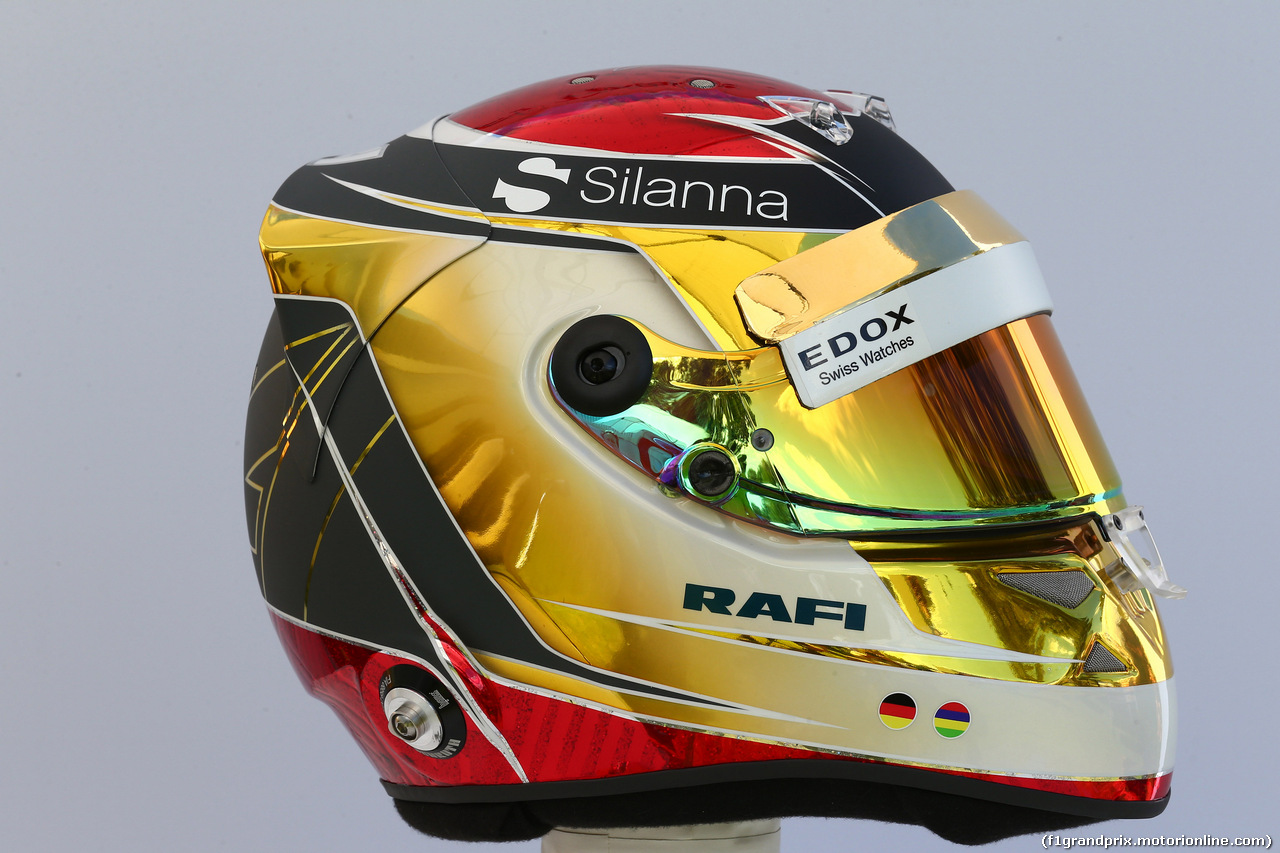 GP AUSTRALIA, 23.03.2017 - Pascal Wehrlein (GER) Sauber C36 helmet