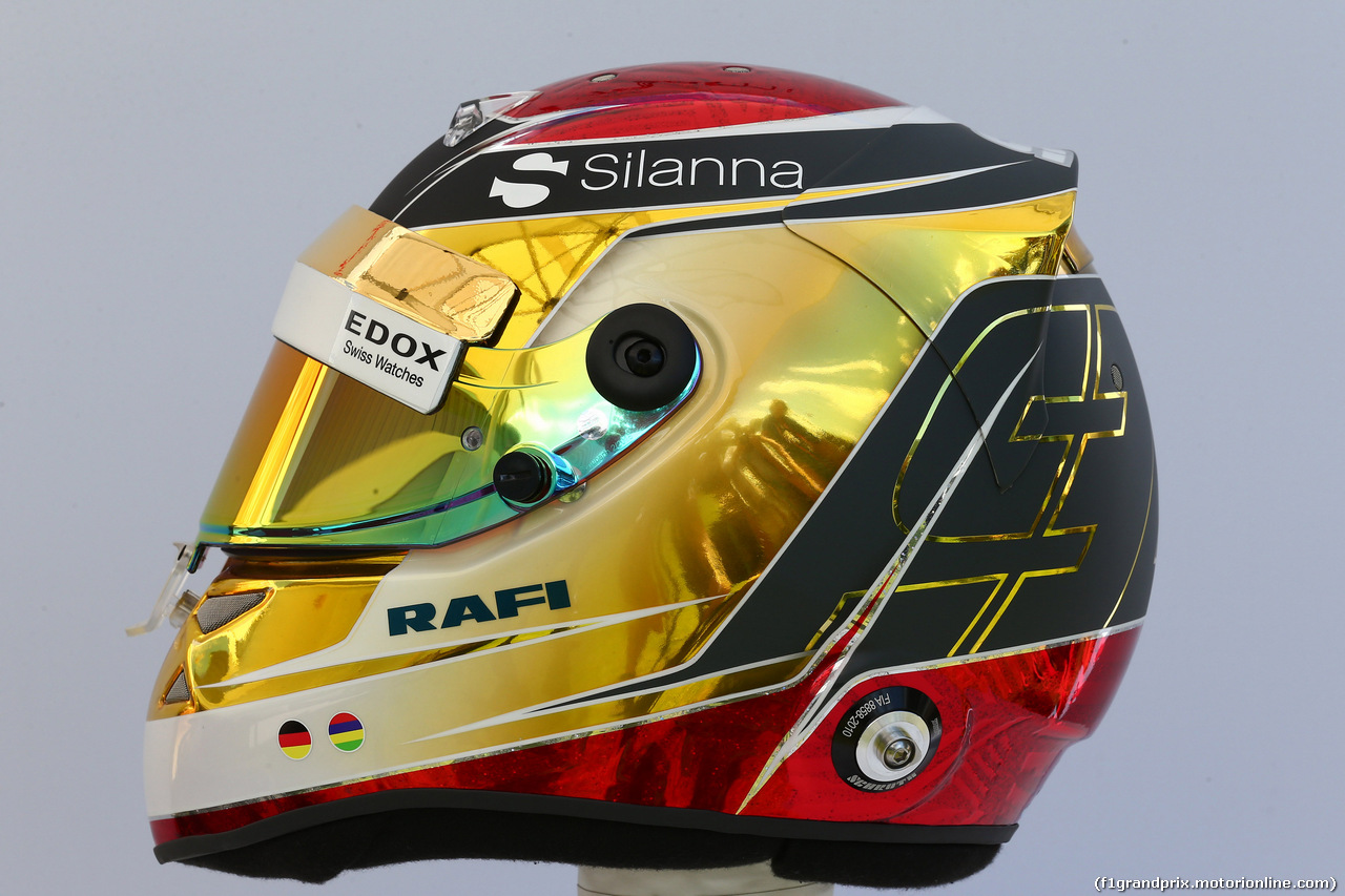 GP AUSTRALIA, 23.03.2017 - Pascal Wehrlein (GER) Sauber C36 helmet