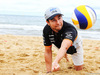 GP AUSTRALIA, Sergio Perez (MEX) Sahara Force India F1 plays volleyball on Brighton Beach.
22.03.2017.