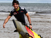 GP AUSTRALIA, Carlos Sainz Jr (ESP) Scuderia Toro Rosso on St Kilda Beach with the St Kilda Lifesaving Club.
22.03.2017.