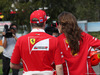GP AUSTRALIA, 23.03.2017 - Kimi Raikkonen (FIN) Ferrari SF70H e Stefania Boccoli (ITA) Ferrari PR Officer