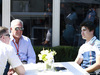 GP AUSTRALIA, 23.03.2017 - (L-R) Lawrence Stroll (CAN) father of Lance Stroll (CDN) e Lance Stroll (CDN) Williams FW40