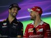 GP AUSTRALIA, 23.03.2017 - Conferenza Stampa, Daniel Ricciardo (AUS) Red Bull Racing RB13 e Sebastian Vettel (GER) Ferrari SF70H