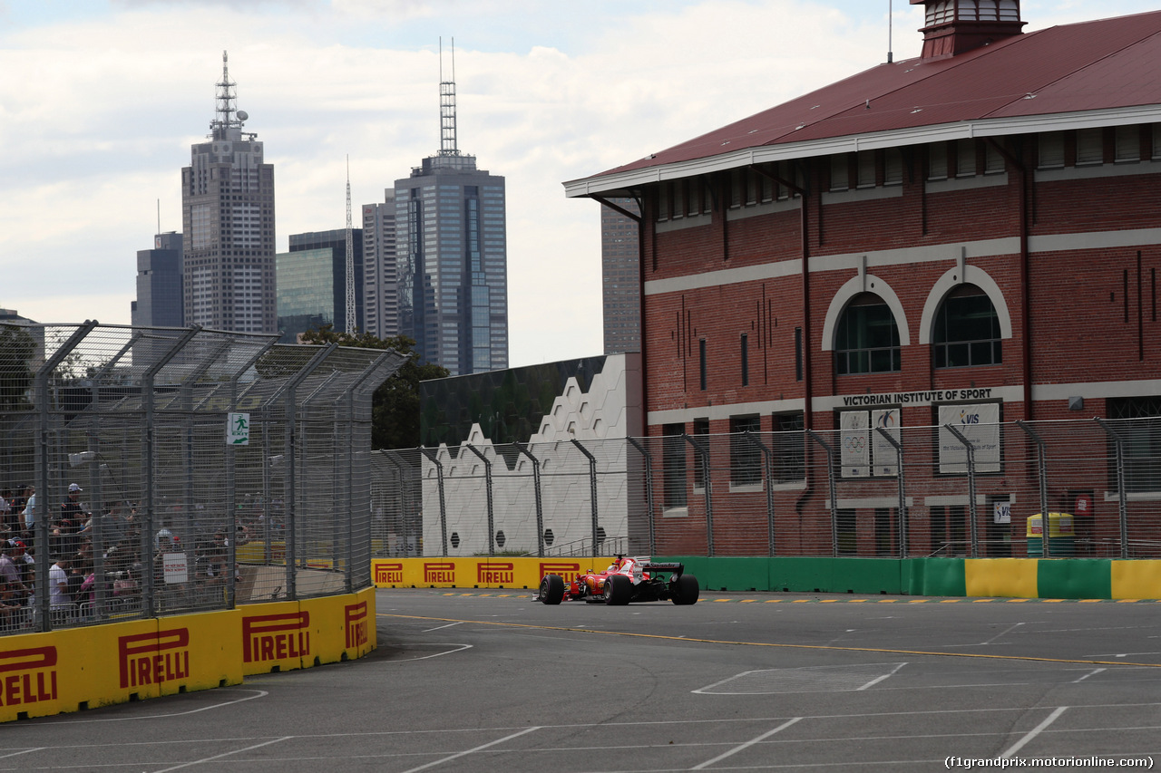 GP AUSTRALIA, 25.03.2017 - Prove Libere 3, Sebastian Vettel (GER) Ferrari SF70H