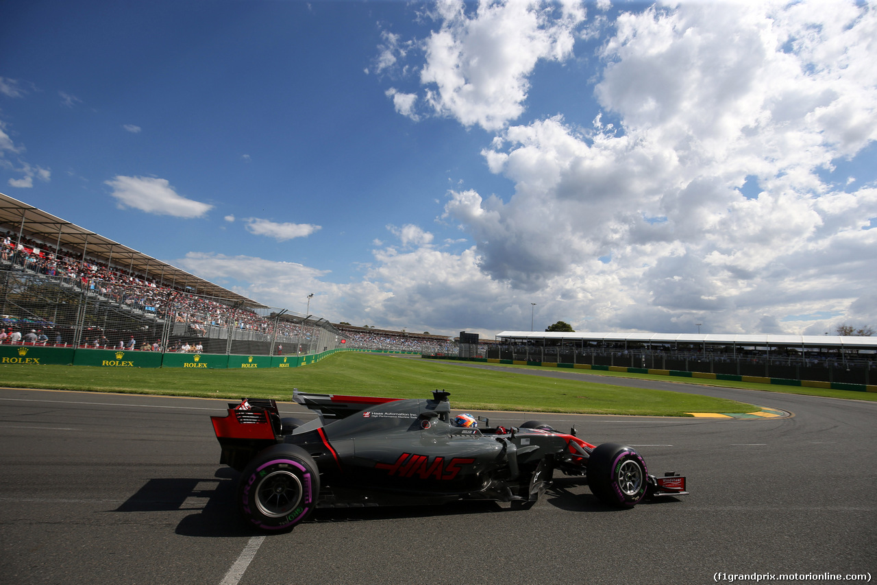 GP AUSTRALIA, 25.03.2017 - Prove Libere 3, Romain Grosjean (FRA) Haas F1 Team VF-17