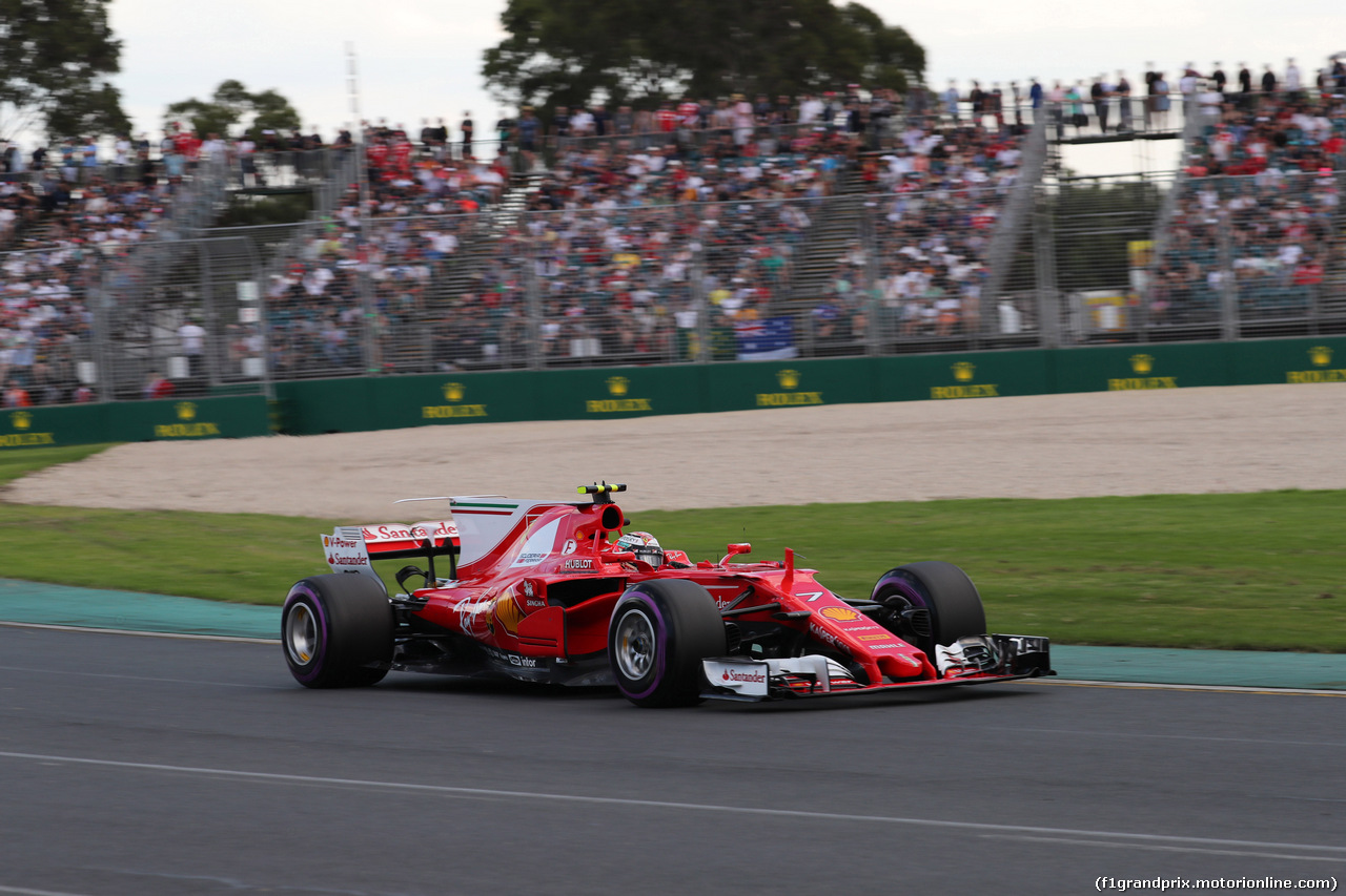 GP AUSTRALIA, 25.03.2017 - Qualifiche, Kimi Raikkonen (FIN) Ferrari SF70H