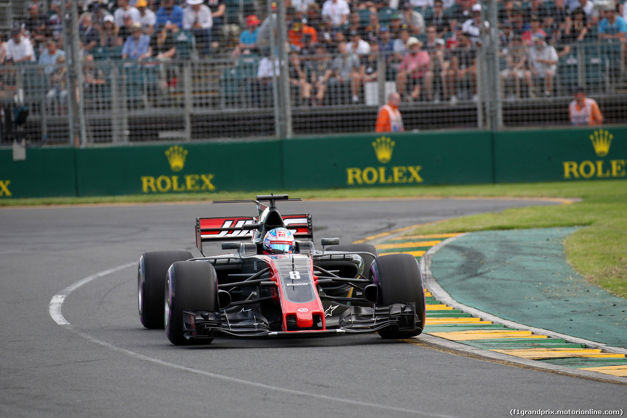 GP AUSTRALIA, 25.03.2017 - Qualifiche, Romain Grosjean (FRA) Haas F1 Team VF-17