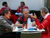 GP AUSTRALIA, 25.03.2017 - Guenther Steiner (ITA) Haas F1 Team Prinicipal, Gene Haas (USA), Founder e Chairman e Maurizio Arrivabene (ITA) Ferrari Team Principal