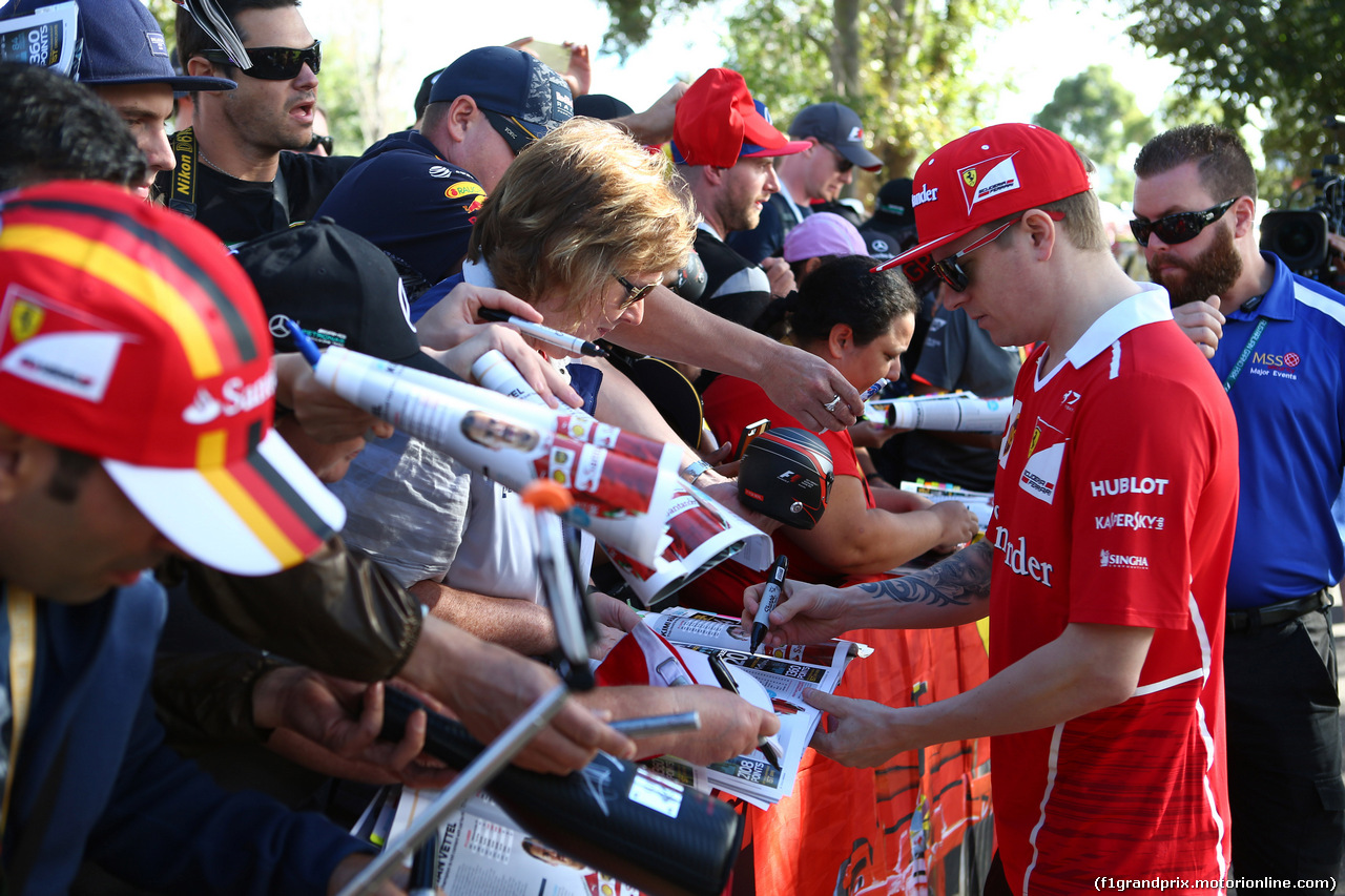 GP AUSTRALIA, 24.03.2017 - Kimi Raikkonen (FIN) Ferrari SF70H