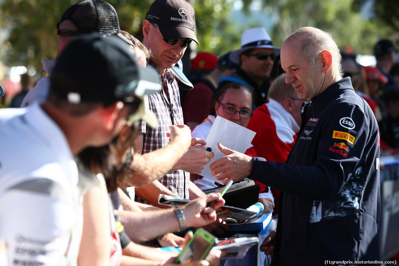 GP AUSTRALIA, 24.03.2017 - Adrian Newey (GBR), Red Bull Racing , Technical Operations Director
