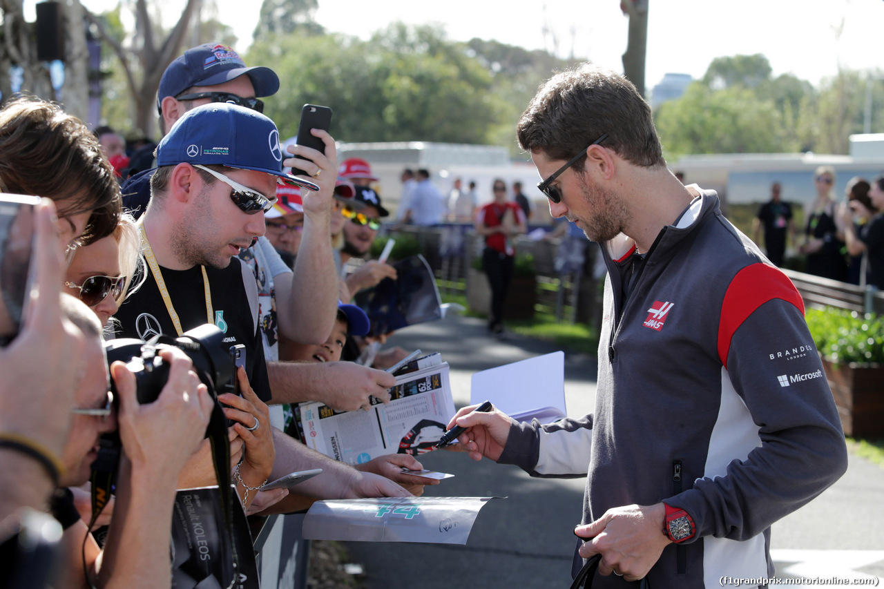 GP AUSTRALIA, 24.03.2017 - Prove Libere 1, Romain Grosjean (FRA) Haas F1 Team VF-17