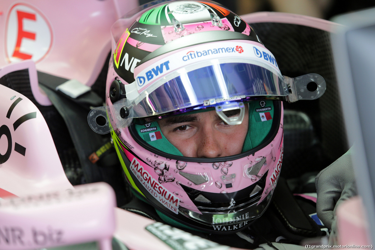 GP AUSTRALIA, 24.03.2017 - Prove Libere 1, Sergio Perez (MEX) Sahara Force India F1 VJM010