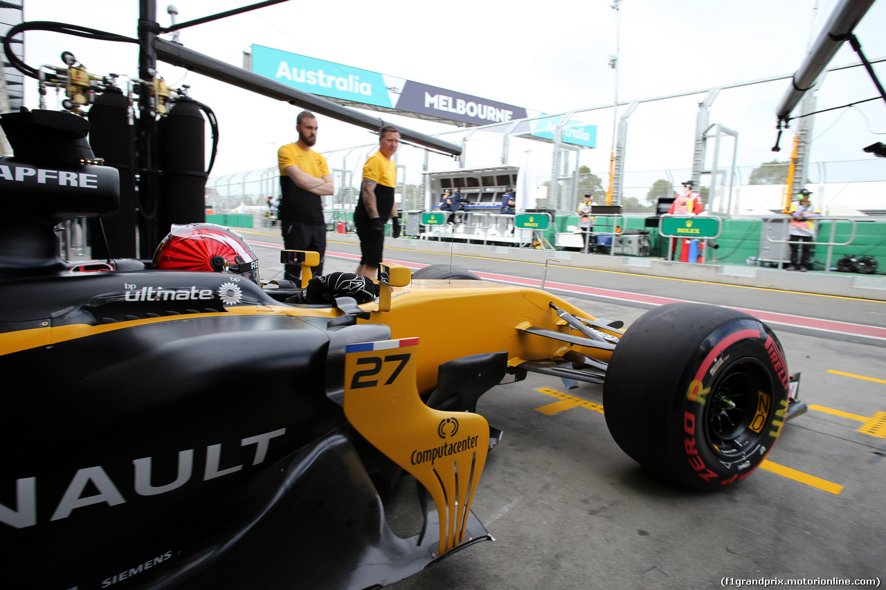 GP AUSTRALIA, 24.03.2017 - Prove Libere 1, Nico Hulkenberg (GER) Renault Sport F1 Team RS17