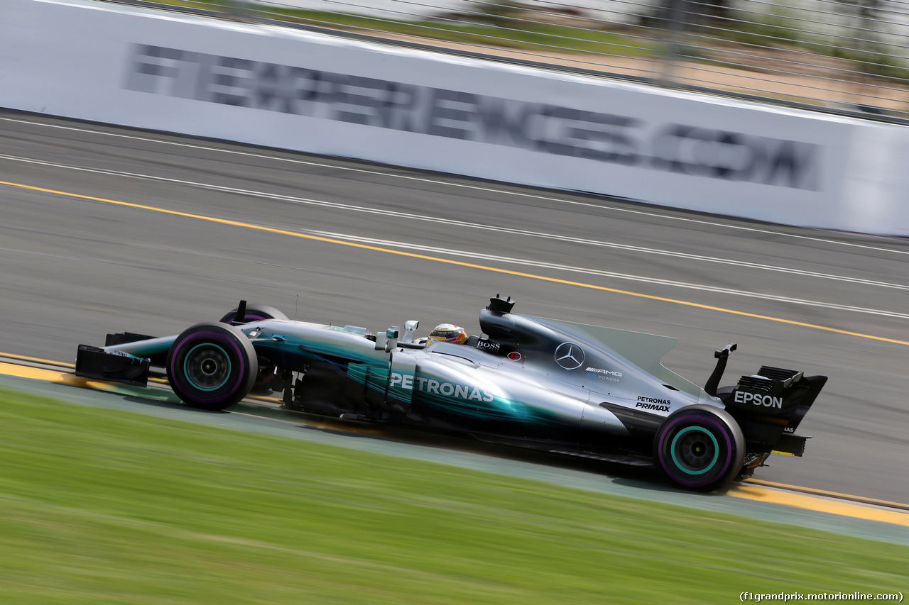 GP AUSTRALIA, 24.03.2017 - Prove Libere 1, Lewis Hamilton (GBR) Mercedes AMG F1 W08