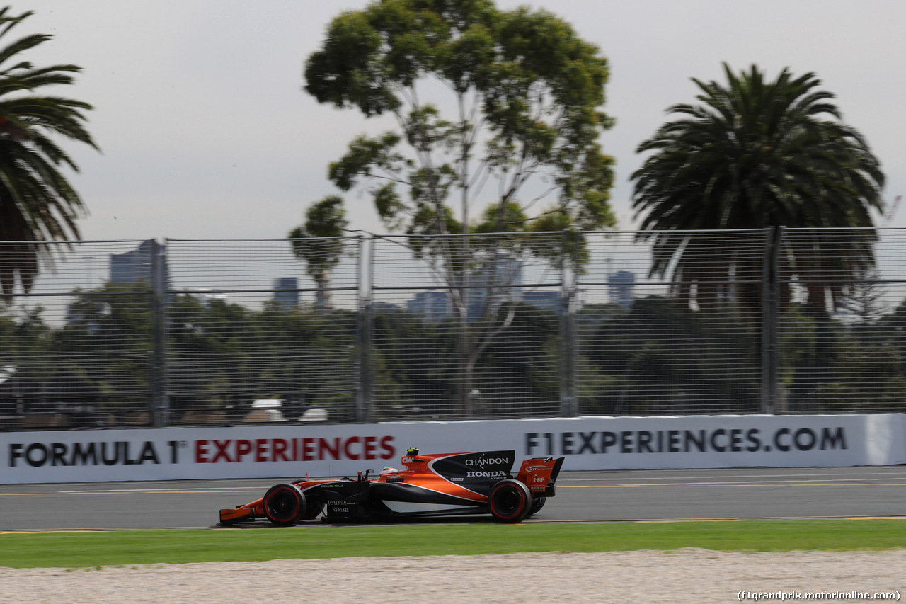 GP AUSTRALIA, 24.03.2017 - Prove Libere 1, Stoffel Vandoorne (BEL) McLaren MCL32