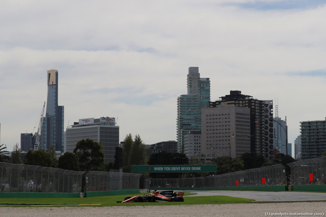 GP AUSTRALIA, 24.03.2017 - Prove Libere 1, Fernando Alonso (ESP) McLaren MCL32