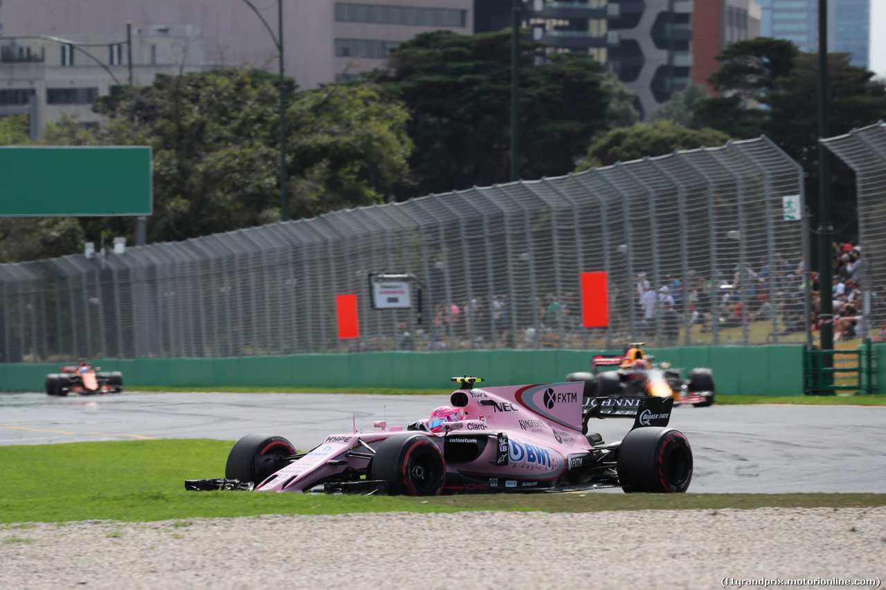 GP AUSTRALIA, 24.03.2017 - Prove Libere 1, Esteban Ocon (FRA) Sahara Force India F1 VJM10