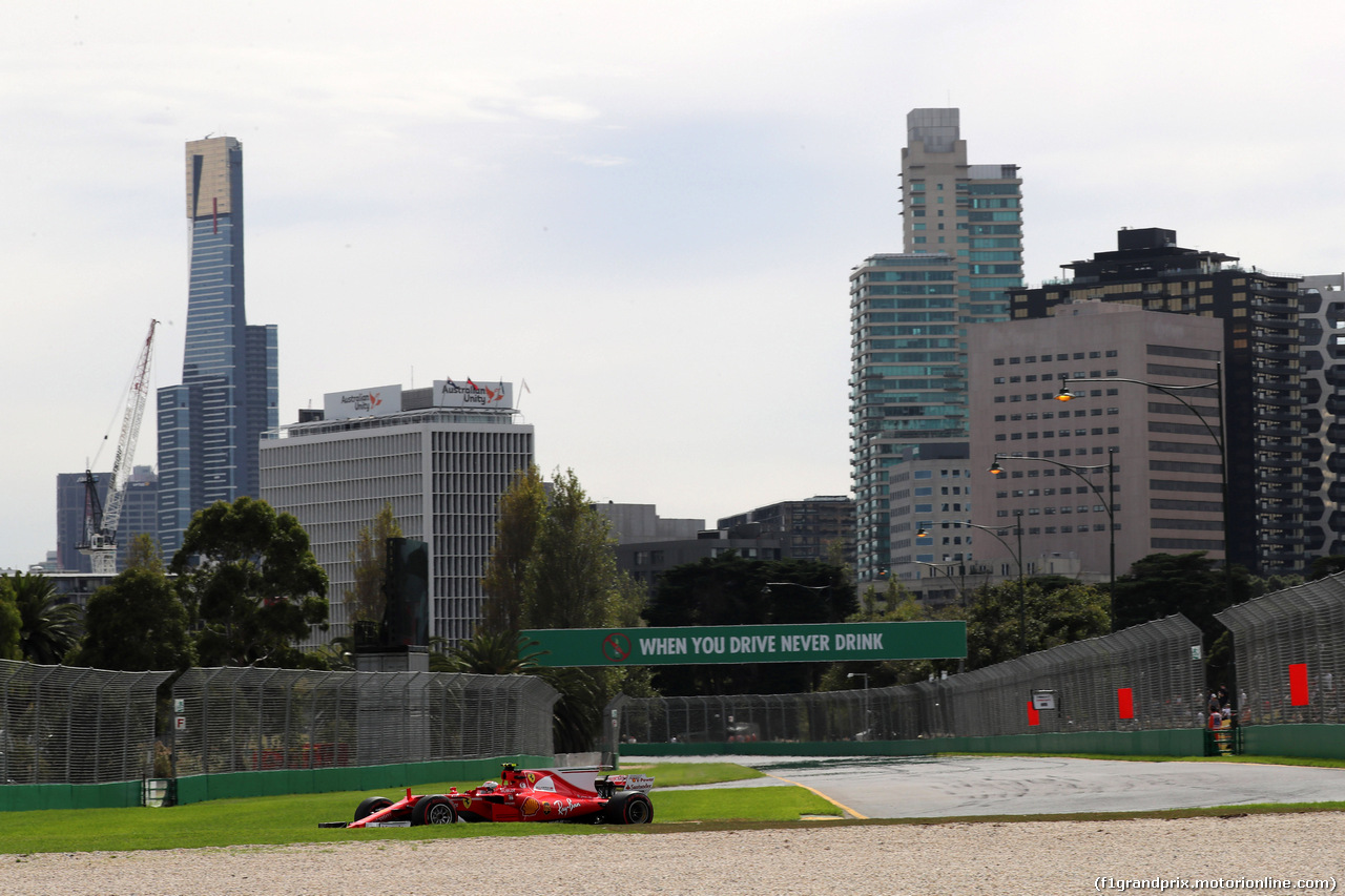 GP AUSTRALIA, 24.03.2017 - Prove Libere 1, Kimi Raikkonen (FIN) Ferrari SF70H