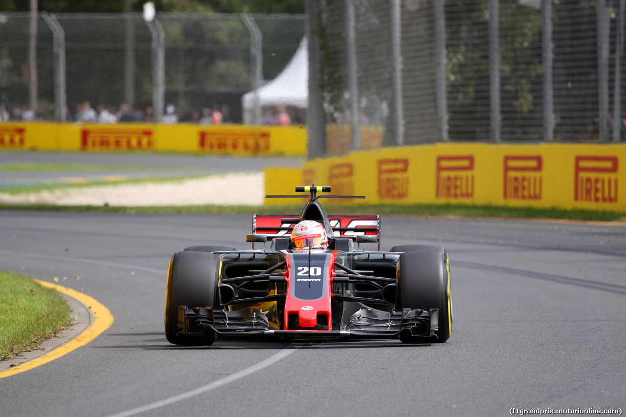 GP AUSTRALIA, 24.03.2017 - Prove Libere 1, Kevin Magnussen (DEN) Haas F1 Team VF-17
