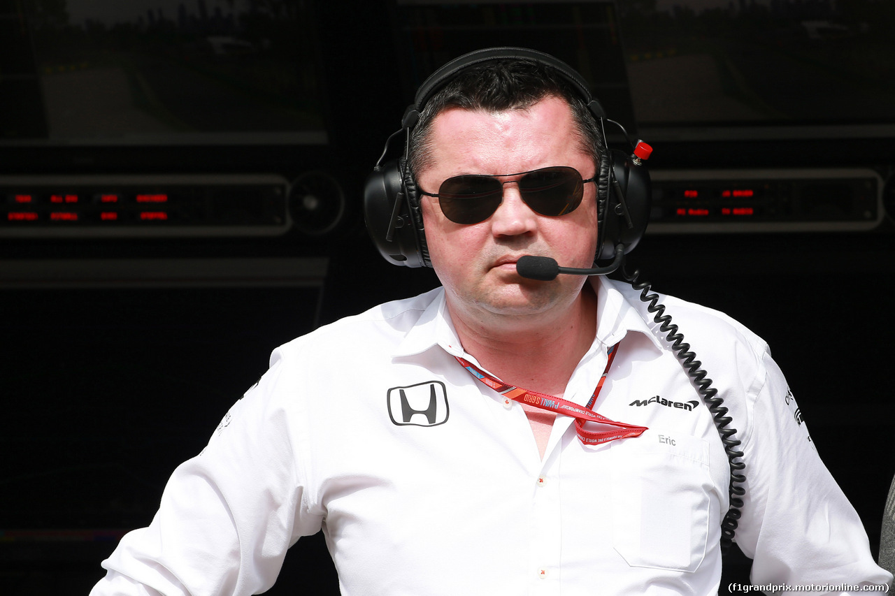 GP AUSTRALIA, 24.03.2017 - Prove Libere 1, Eric Boullier (FRA) McLaren Racing Director