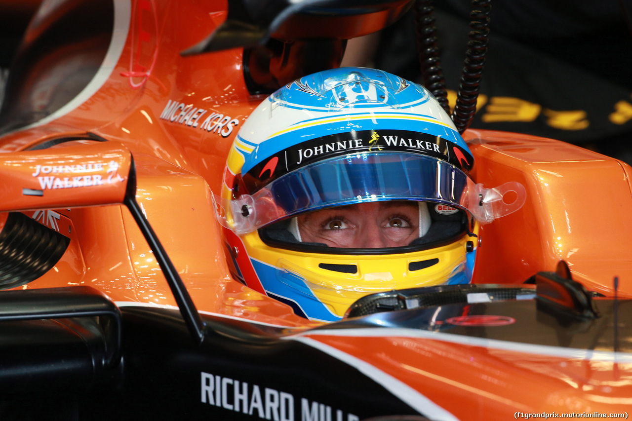 GP AUSTRALIA, 24.03.2017 - Prove Libere 1, Fernando Alonso (ESP) McLaren MCL32