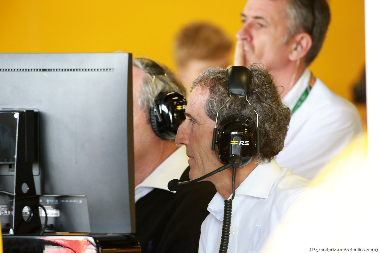 GP AUSTRALIA, 24.03.2017 - Prove Libere 1, Alain Prost (FRA) Renault Sport F1 Team Special Advisor